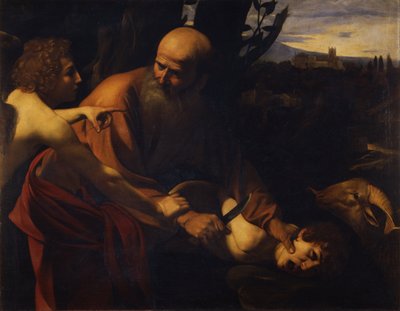 Abraham ofrer Isak, 1603-1604 af Michelangelo Merisi Caravaggio