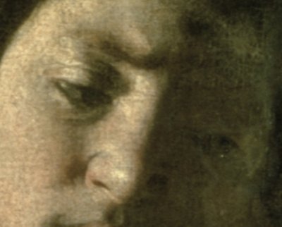 David med Goliats hoved, 1606 olie på lærred detalje af 100349 af Michelangelo Merisi Caravaggio