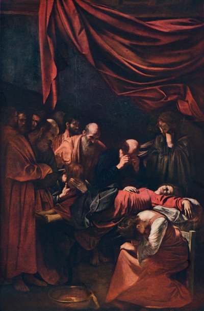 Jomfruens død, c1606 af Michelangelo Merisi Caravaggio