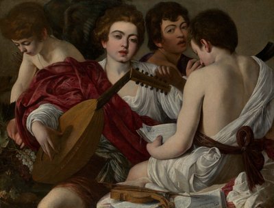 Musikerne, 1597. af Michelangelo Merisi Caravaggio