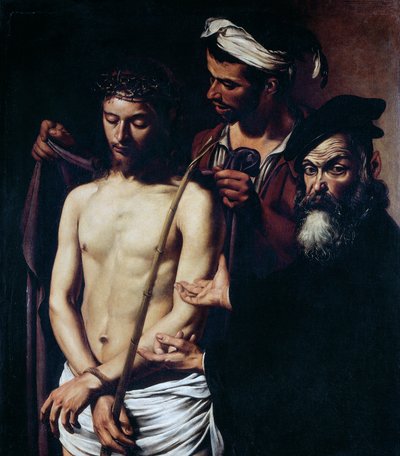 Behold Man, ca. 1605 (olie på lærred) af Michelangelo Merisi da Caravaggio