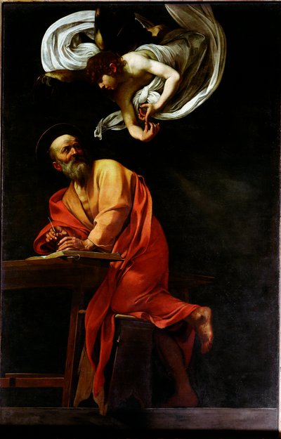 Sankt Mathieu og englen (maleri af Michelangelo Merisi da Caravaggio