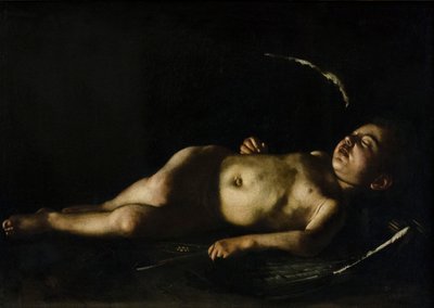 Sovende Amor af Michelangelo Merisi da Caravaggio