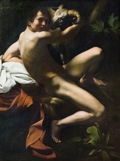 Johannes Døberen, Ungdom med en Vædder af Michelangelo Merisi da Caravaggio