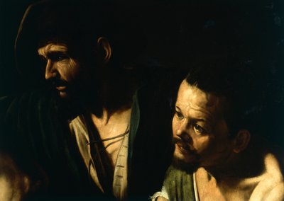 The Flagelation of Christ, detalje, ca. 1606 (olie på lærred) af Michelangelo Merisi da Caravaggio