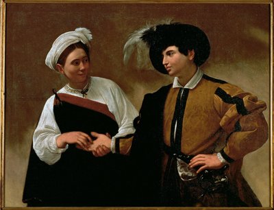 Spåkonen ... (maleri på lærred) af Michelangelo Merisi da Caravaggio