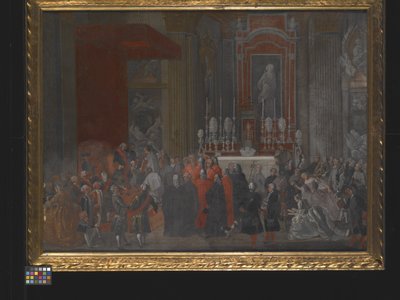 En religiøs ceremoni i forbindelse med Ferdinand IV