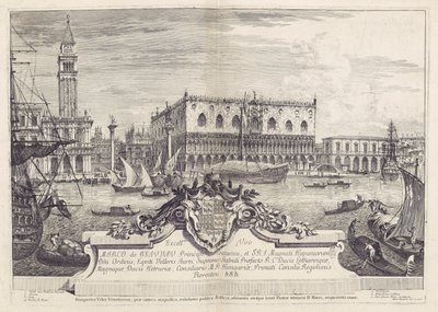 Storslået og selektiv udsigt over byen Venedig af Michele Marieschi