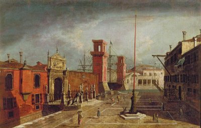 Arsenale, Venedig af Michele Marieschi