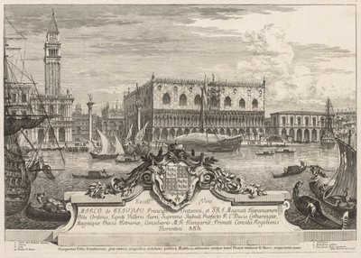 Udsigt over Venedig: Piazzetta og Ducal Palace, 1741. af Michele Marieschi