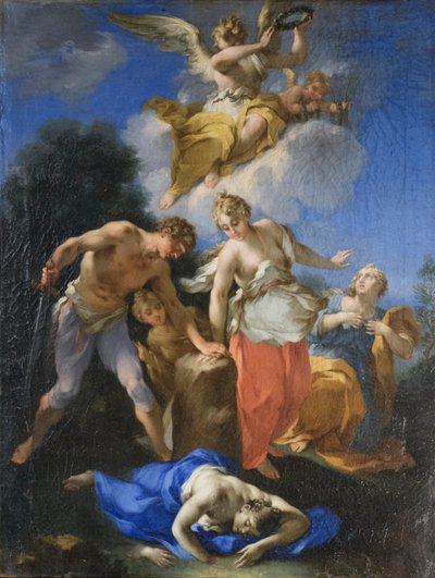 Jomfruernes martyrium, første halvdel af det 18. århundrede, Michele Rocca (olie på lærred) af Michele Rocca