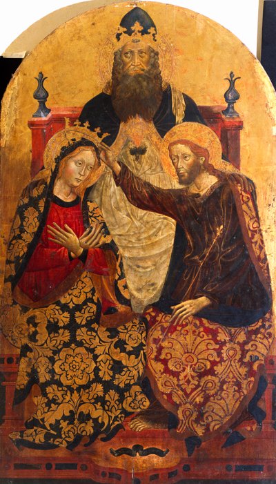 Marias kroning af Michele di Matteo da Bologna (aktiv 1410-1469) af Michele di Matteo da Bologna
