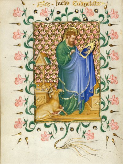 St. Luke Maler jomfruen af Michelino Molinari da Besozzo