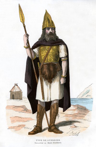 Kriger, muligvis gallisk eller frankisk, 1882-1884. af Michelz