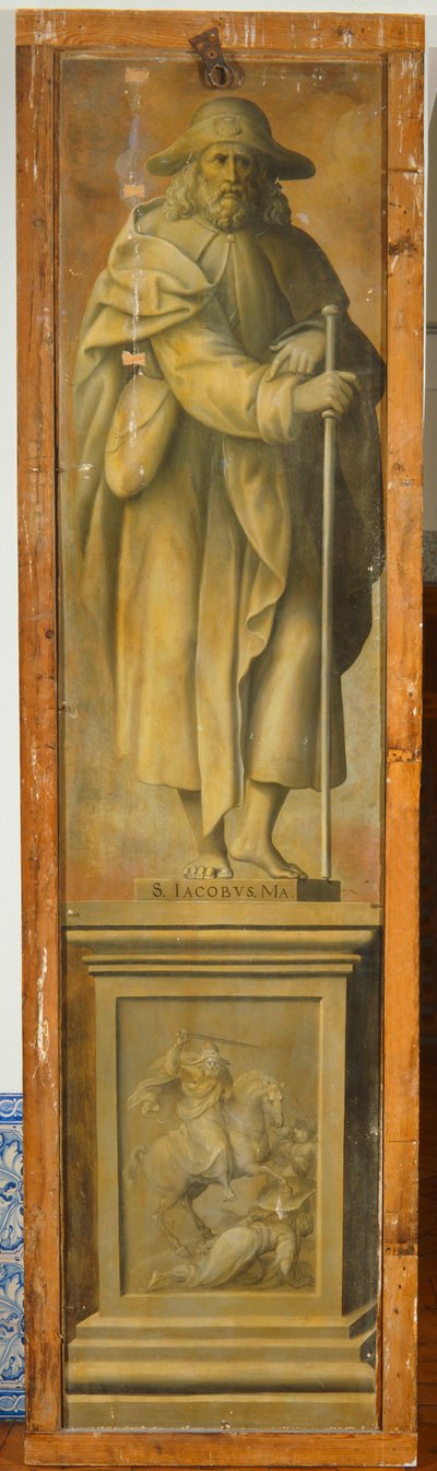 Sankt Jakob den Ældre af Michiel I Coxie or Coxcie