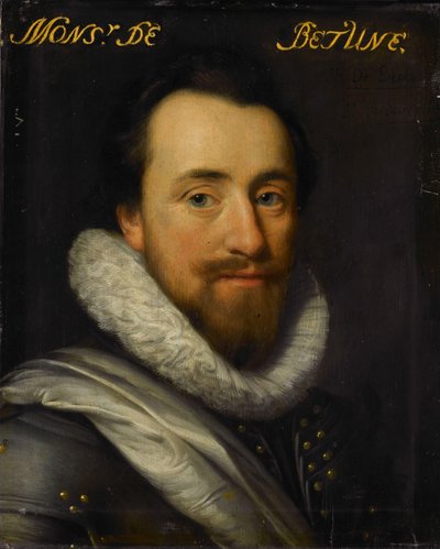 Portræt af Syrius de Bethune, Lord of Cogni, Mareuil, le Beysel, Toulon, Conegory og Chastillon af Michiel Jansz van Mierevelt (workshop of)