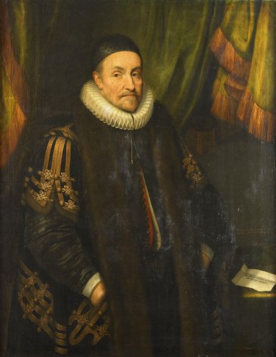 Portræt af Willem I (1533-84), Prins af Orange, kaldet Vilhelm den Tavse af Michiel Jansz van Mierevelt (workshop of)