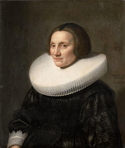 Portræt af Caecilia van Beresteyn (1589-1661) af Michiel Jansz van Mierevelt