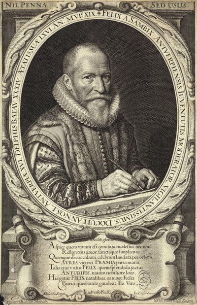 Portræt af Felix af Sambix af Michiel Jansz van Mierevelt
