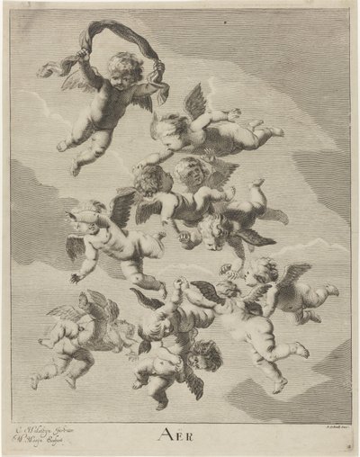 Himmel Aer (titel på objekt) De fire elementer (serietitel) af Michiel Mosijn