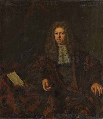 Portræt af Nicolaes Witsen (1641-1717) af Michiel van Musscher (signed by artist)