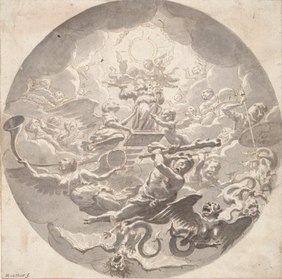 Allegori om beskyttelse af art af Michiel van Musscher
