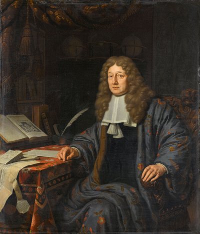 Portræt af Johannes Hudde af Michiel van Musscher