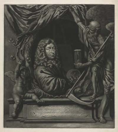 Selvportræt, 1685. af Michiel van Musscher