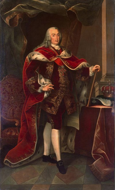 Portræt af Joseph I af Portugal, kendt som reformatoren (1714-1777). Maleri af Miguel Antonio do Amaral, ca. 1773. Olie på lærred. Størrelse: 239x143cm. Eremitagemuseet Sankt Petersborg af Miguel Antonio do Amaral