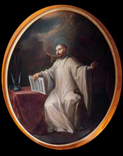 Repræsentation af Sankt Bernhard af Clairvaux (1090-1153) af Miguel Cabrera