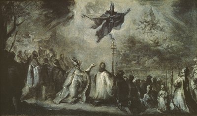 Sankt Augustins optræden af Miguel Jacinto Meléndez