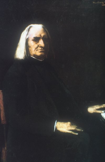 Franz Liszt, 1886 af Mihály Munkácsy