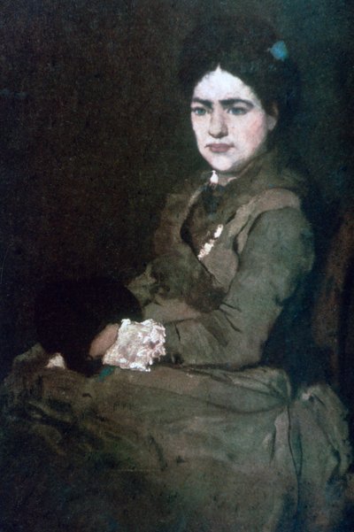 Fru Munkacsy, c1864-1900 af Mihály Munkácsy