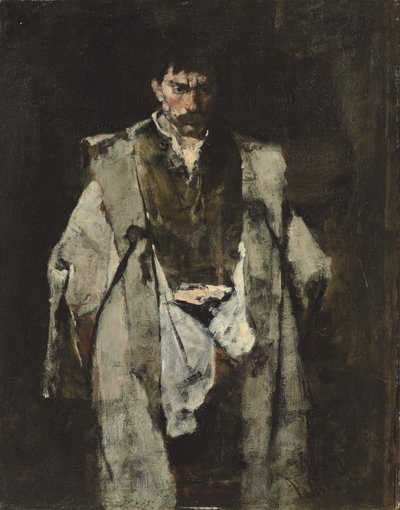 Vagabond om Natten; En natvandrer, af Mihály Munkácsy