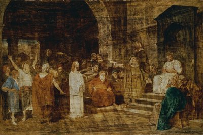Kristus før Pilatus af Mihály von Munkácsy