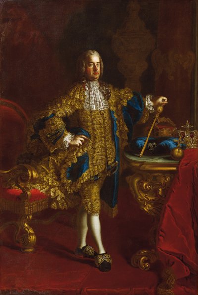 Portræt af kejser Frans I af Østrig 1708-1765, mellem 1745 og 1765. af Mijtens
