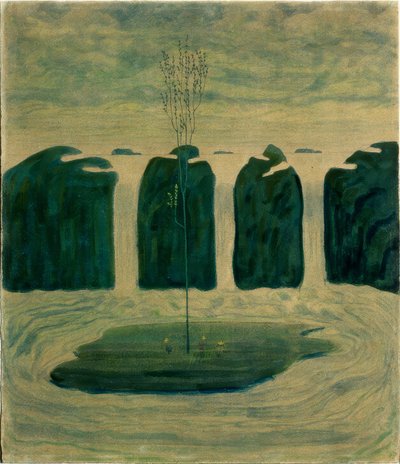 Forår (II) af Mikalojus Ciurlionis