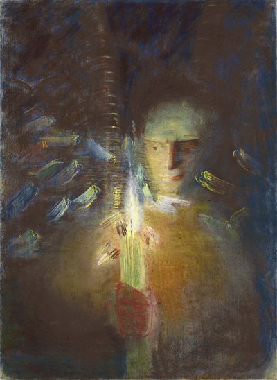 Sandhedens del Ciurlionis, Mikalojus Konstantinas (1875-1911). Pastel på papir, størrelse: 91x66,8 af Mikalojus Konstantinas Čiurlionis