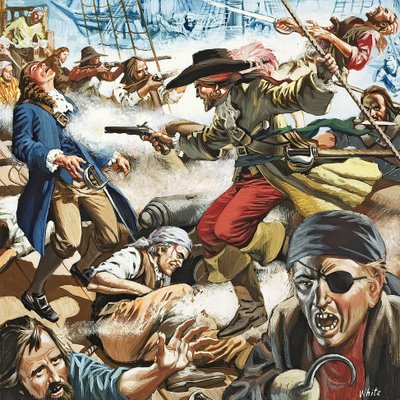 Pirater af Mike (20th century) White