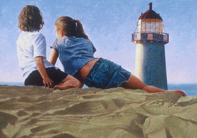 Eftermiddag på stranden af Mike Briscoe