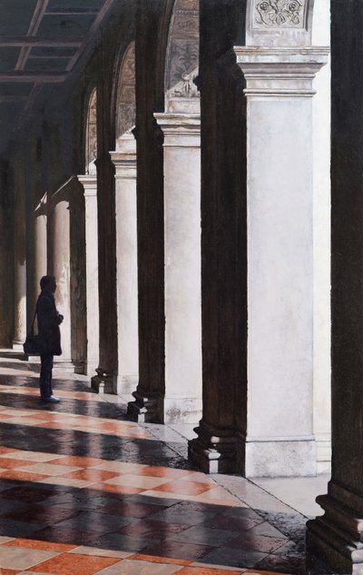 Kontemplation (olie på panel) af Mike Briscoe