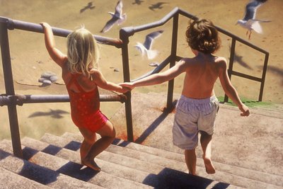 På vej ind på stranden af Mike Briscoe