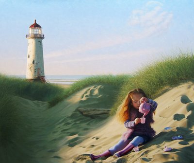 Picnic, 2011 (olie på linned) af Mike Briscoe