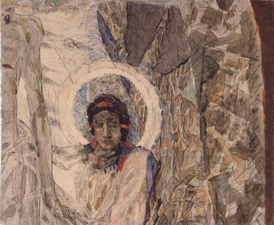Englehoved, 1887 af Mikhail Aleksandrovich Vrubel