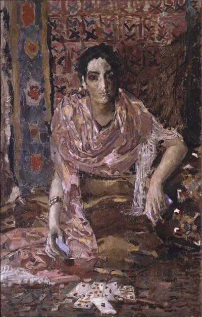 Spåkone, 1895 af Mikhail Aleksandrovich Vrubel