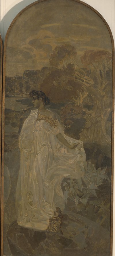 Minerva Triptykon The Judgment of Paris, 1893 af Mikhail Aleksandrovich Vrubel