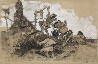 Tilbedelse af idoler af Mikhail Dmitrievich Ezuchevsky