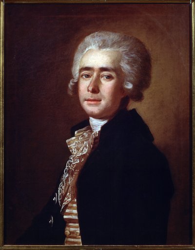 Portræt af komponisten Dmytro Bortniansky (1751-1825) (Portræt af komponisten Dmitry Bortniansky). Maleri af Mikhail Ivanovich Belsky (1753-1794). Olie på lærred, 65,7 x 52,3 cm af Mikhail Ivanovich Belsky
