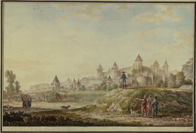 Udsigt over fæstningen Bender, 1790 af Mikhail Matveevich Ivanov