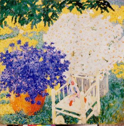 Une poupee (En dukke) - Maleri af Mikhail Nikolayevich Yakovlev (1880-1942), olie på lærred af Mikhail Nikolayevich Yakovlev